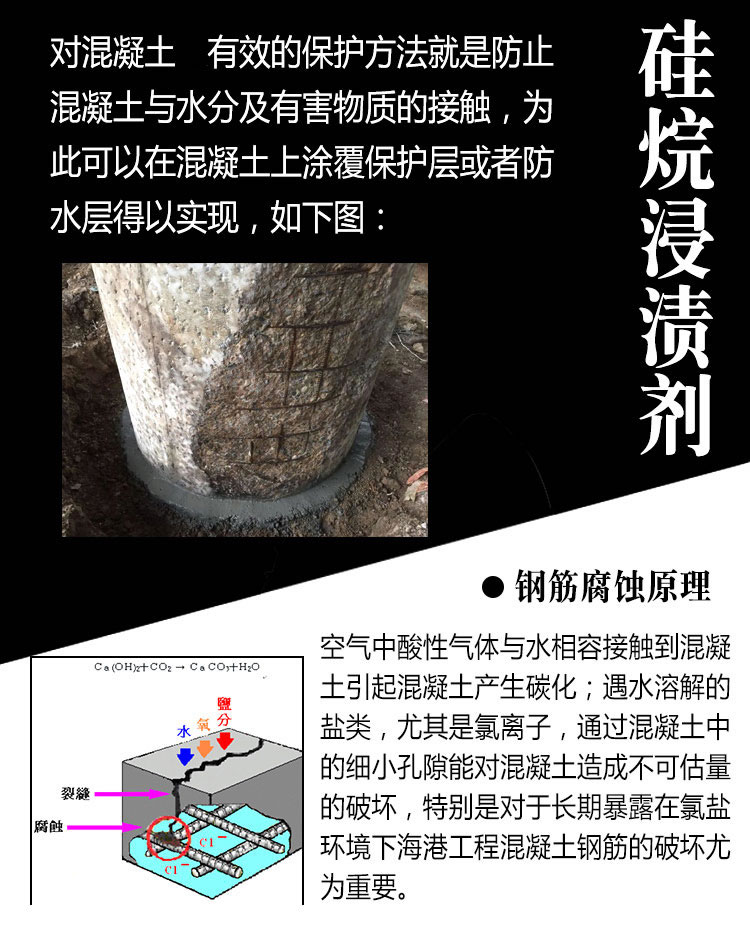 硅烷浸渍剂硅烷浸渍膏桥梁防腐防水材料